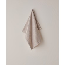 English Home Wave Pamuk Yüz Havlusu 50x70 cm Açık Bej