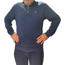 Benetton Erkek Lacivert Sweatshirt BNT-M23145-006