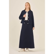 Ftz Women Kadın Kot Etekli Takım  Indigo 31151
