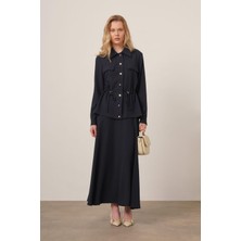 Ftz Women Kadın Melise Crep Takım  Lacivert 31172