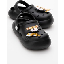 Çocuk Aksesuarlı Sabo Terlik 26-30 Siyah