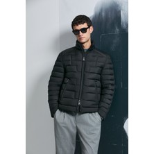 Lufian Erkek Lukas Kaz Tüyü Mont 112120245 Siyah