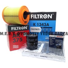 Bosch & Filtron Opel Astra K 1.4 Filtre Bakım Seti 2015-2018