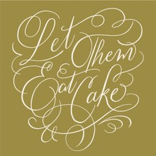 Let Them Eat Cake Coctail Napkin Pack Of 20