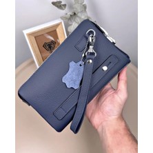 Hakiki Deri Şifreli Fermuarlı Erkek El Çantası  2105