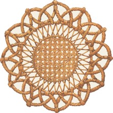 Die Cut Rattan Weave Placemat - 12 Sheets