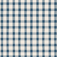 Navy Painted Check Cocktail  Napkin Pack Of 20