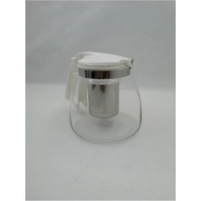 Çelik Süzgeçli Cam Demlik 900 Ml. -8882