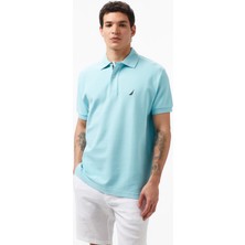 Nautica Erkek Mavi Classic Fit Polo Yaka T-Shirt K35000T.4IV