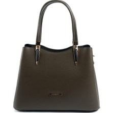 Silver & Polo Haki SP1205 Kadın El Çantası