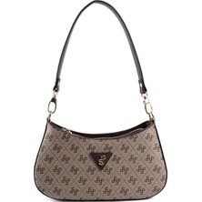 Silver & Polo Koyu Bej - Kahve SP1251 Kadın Omuz Çantası