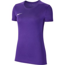 Nike Dry Park Jsy Ss Kadın Forma T-Shirt  BV6728 Mor Renkli Nefes Alabilir Kumaş ile Spor ve Günlük Kombin