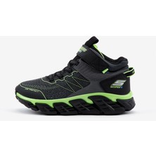 Skechers Tech - Grip Büyük Erkek Çocuk Gri/Siyah/Yeşil Bot 403806L Cblm