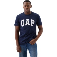 Gap 856659004 V-Everyday Soft Basic Logo T Erkek Tişört