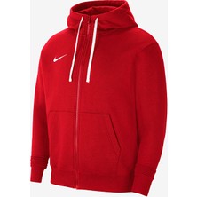 Nike Erkek Kapüşonlu Kırmızı Sweatshirt CW6887-657 M Nk Flc PARK20 Fz Hoodie Sezonluk Rahat Kesim
