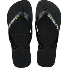 Havaianas Brasil Logo Erkek Siyah Terlik.1069
