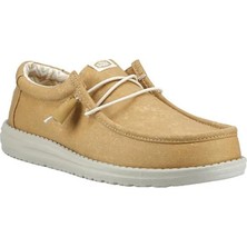 Hey Dude 40700 Wally Stretch Canvas Hardal Erkek Ayakkabı