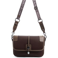 Silver & Polo Kahve - Vizon SP1182 Kadın Çapraz Çanta