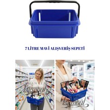 Manken İstanbul 2 Adet 7 Litre Kozmetik Sepeti Bijuteri Sepeti Kırtasiye Sepeti Hırdavat Sepeti