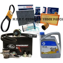 Tiguan 1.6 Tdi Komple Bakım Seti Triger Devirdaim Kayış Filtre Yağ