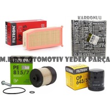 Dacia Logan 1.5 Dci Filtron Filtre Bakım Seti (2013-2018) 553525236