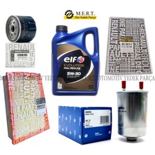 Renault Scenic 3 1.5 Dci Filtre Bakım Seti + Elf Motor Yağı