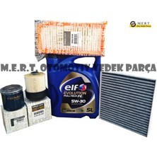 Clio 4 1.5 Dci Yağ Bakım Filtre Seti HAVA-YAĞ-POLEN-MAZOT-ELF5W30