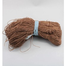 Koyu Taba Renk Çile Kağıt Ip Çanta Ipi Supla Ipi  No:34 - (550-600 Gr)