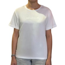 CS0434 Csc W Bar Splıt Graphıc Ss Tee