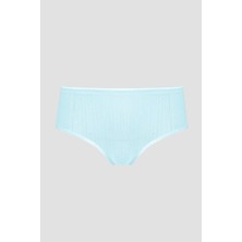 Loya Mavi Cotton Yüksek Bel Külot