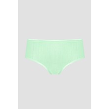 Loya Yeşil Cotton Yüksek Bel Külot