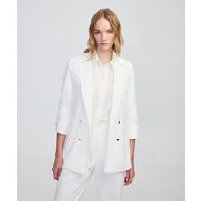 Düğmeli Astarsız Ceket IW6250005069AB1