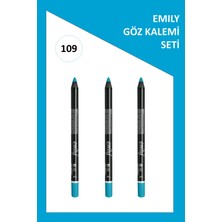 Emily Waterproof Eye Pencil 3'lü Set NO:109
