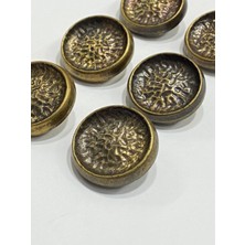 Italyan Trençkot Kaban Hırka Düğmesi / 6 Lı Set / 2,5 cm