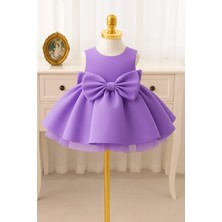 Kız Bebek Seda Model Lila Doğum Günü Elbise