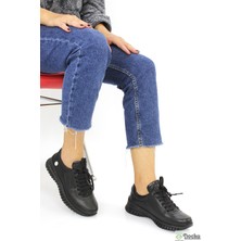 Mammamia Kadın Günlük Hakiki Deri Ortopedik Spor Tarz Ayakkabı M26/KA3505