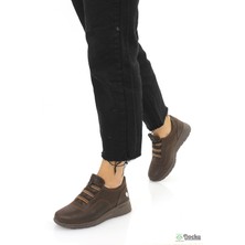 Mammamia Kadın Ortopedik Hakiki Deri Bağcıksız Spor Tarz Mevsimlik Ayakkabı M26/KA3545