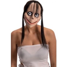 Korkunç Ürpertici Uzun Saçlı Momo Maskesi