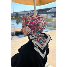 Darla Desenli Eşarp Siyah