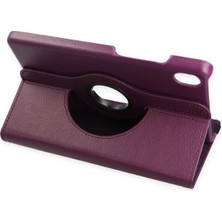 Huawei Matepad Se 11 Kılıf 360 Tablet Deri Kılıf - Mürdüm - DROPX9213-5213