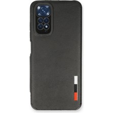 Xiaomi Redmi Note 11 Kılıf Loop Deri Silikon - Siyah - DROPX5985-2165