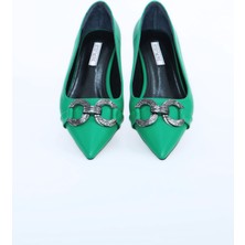 Kadın Babet Ayakkabı Z711600-YEŞIL