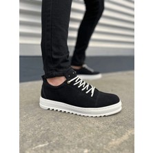 JY152 Cool Bağcıklı Süet Erkek Günlük Spor Klasik Ayakkabı Sbt - Siyah