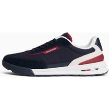 Tommy Hilfiger RETRO RUNNER MIX Lacivert Erkek Sneaker