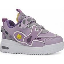 Bixro 052 Lila Kız Işıklı Bebe Spor Ayakkabı