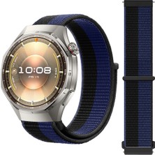 Huawei Watch Gt6 Pro 46MM Ile Uyumlu Ayarlanabilir Cırt Cırtlı Yumuşak Spor Kumaş Örgü Kordon