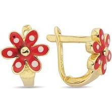 Altın Çiçek Çocuk Küpe