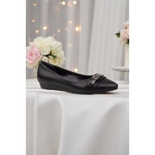 440 Taş Detaylı Abiye Kadın Babet Ayakkabı