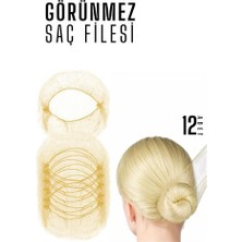 Sarı Saç Filesi Görünmez 12 Adet