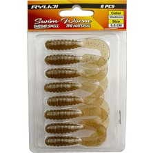 Ryuji Swim Worm 5.5cm 8 Adet Lrf Silikon Yem